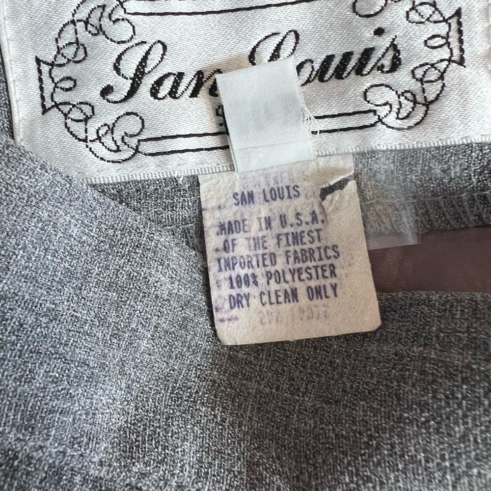 SAN LOUIS GRAY KNEE-LENGTH PENCIL SKIRT SIZE 10 - Picture 3 of 5